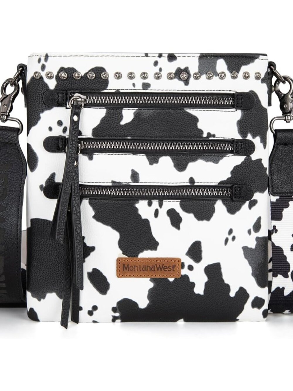 Crossbody Bags for Women Multi Pocket Cross Body Bag Purses with Guitar Strap